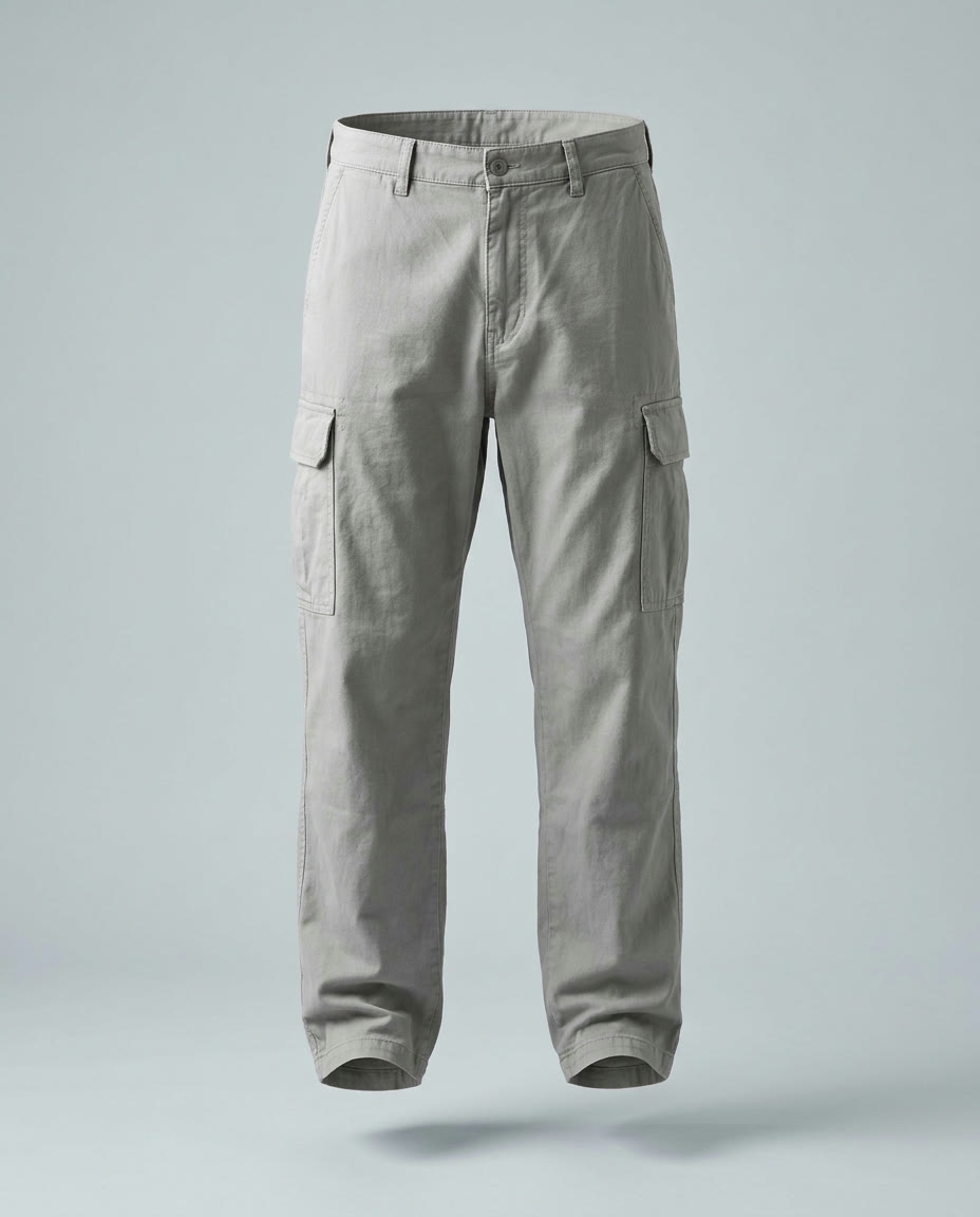 Calça Cargo Cinza