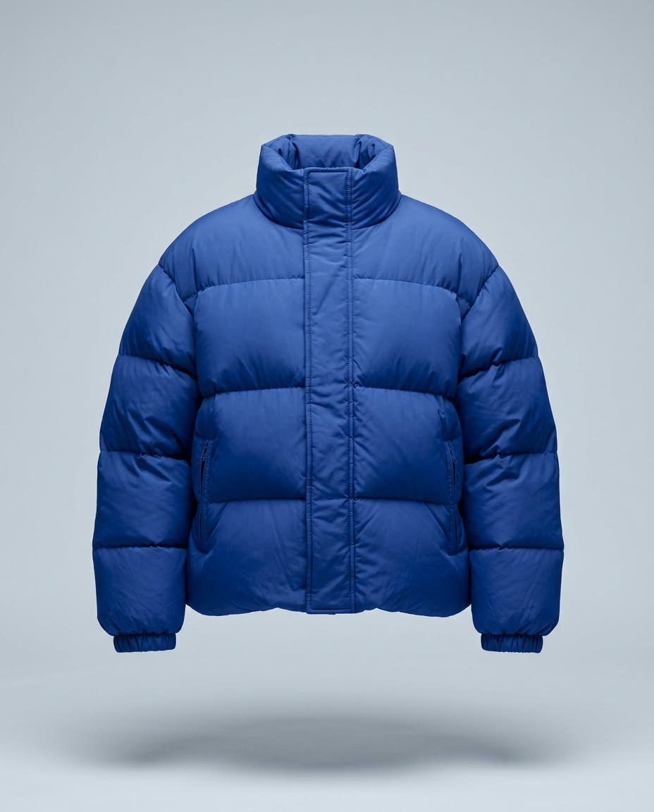 Jaqueta Puffer Cobalto